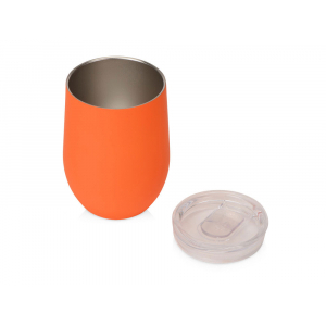 Термокружка Vacuum mug C1, soft touch, 370мл, оранжевый - купить оптом