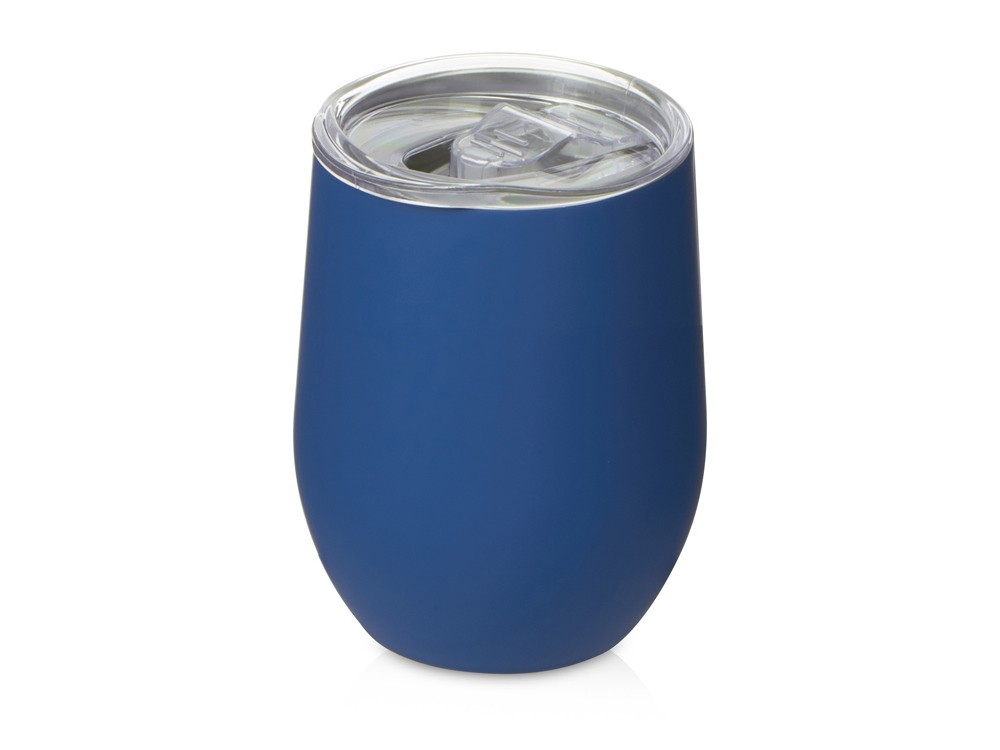 Термокружка Vacuum mug C1, soft touch, 370мл, синий - купить оптом