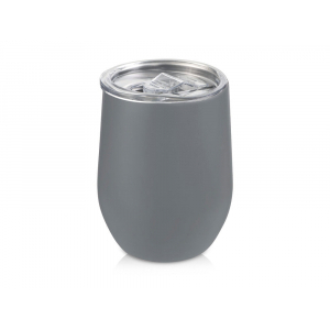 Термокружка Vacuum mug C1, soft touch, 370мл, серый, средне-серый - купить оптом