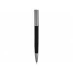 Ручка металлическая шариковая Insomnia софт-тач с зеркальным слоем, черная с серым, серый/черный, фото 1