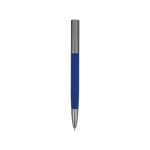 Ручка металлическая шариковая Insomnia софт-тач с зеркальным слоем, темно-синяя с серым, серый/темно-синий, фото 1