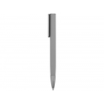 Ручка металлическая шариковая Insomnia софт-тач с зеркальным слоем, серая с серым, серый, фото 2