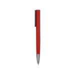 Ручка металлическая шариковая Insomnia софт-тач с зеркальным слоем, красная с серым, серый/красный, фото 2