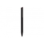 Ручка металлическая шариковая Taper Metal софт-тач с цветным зеркальным слоем, черный с красным, фото 2