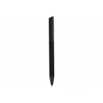 Ручка металлическая шариковая Taper Metal софт-тач с цветным зеркальным слоем, черный с оранжевым, фото 2