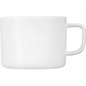 Чайная пара Bristol: блюдце прямоугольное, чашка, коробка, белый - купить оптом