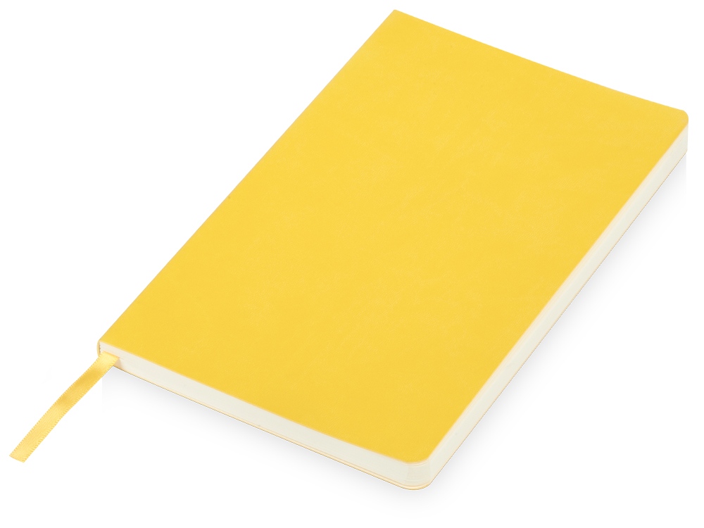 Блокнот Softy 2.0, гибкая обложка A5, 80 листов, желтый - купить оптом