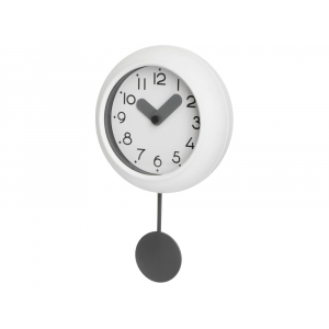 Настенные часы с маятником Pendulum, белый - купить оптом