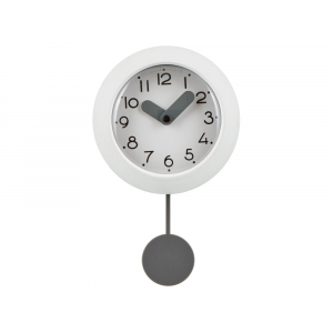 Настенные часы с маятником Pendulum, белый - купить оптом