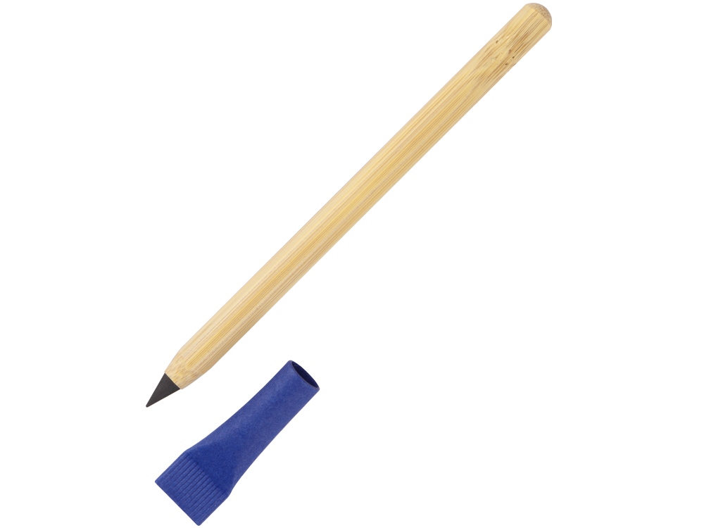 Вечный карандаш из бамбука Recycled Bamboo, синий - купить оптом