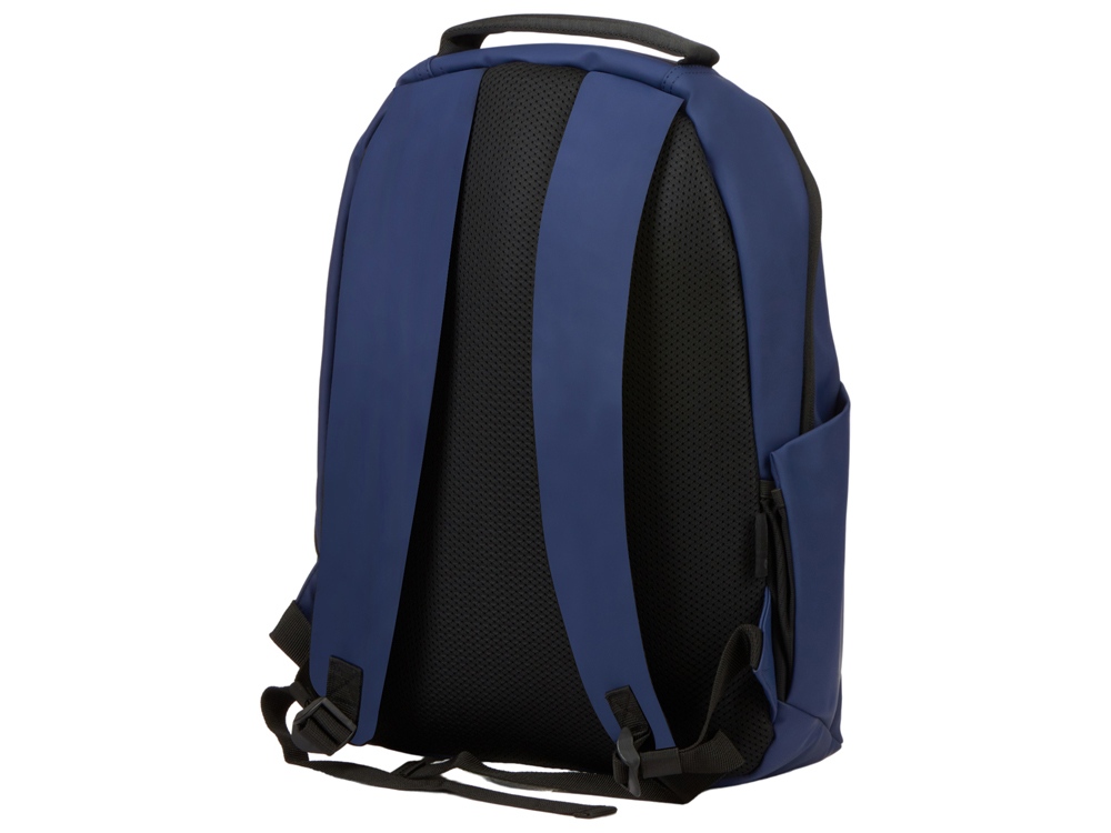 Рюкзак Sofit для ноутбука из экокожи, синий - купить оптом