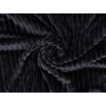 Плед Wave флисовый, черный, фото 1