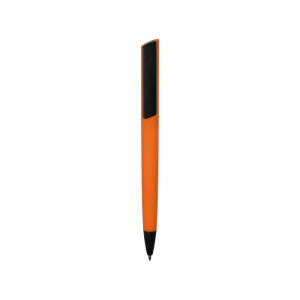 Ручка пластиковая шариковая C1 софт-тач, оранжевый - купить оптом