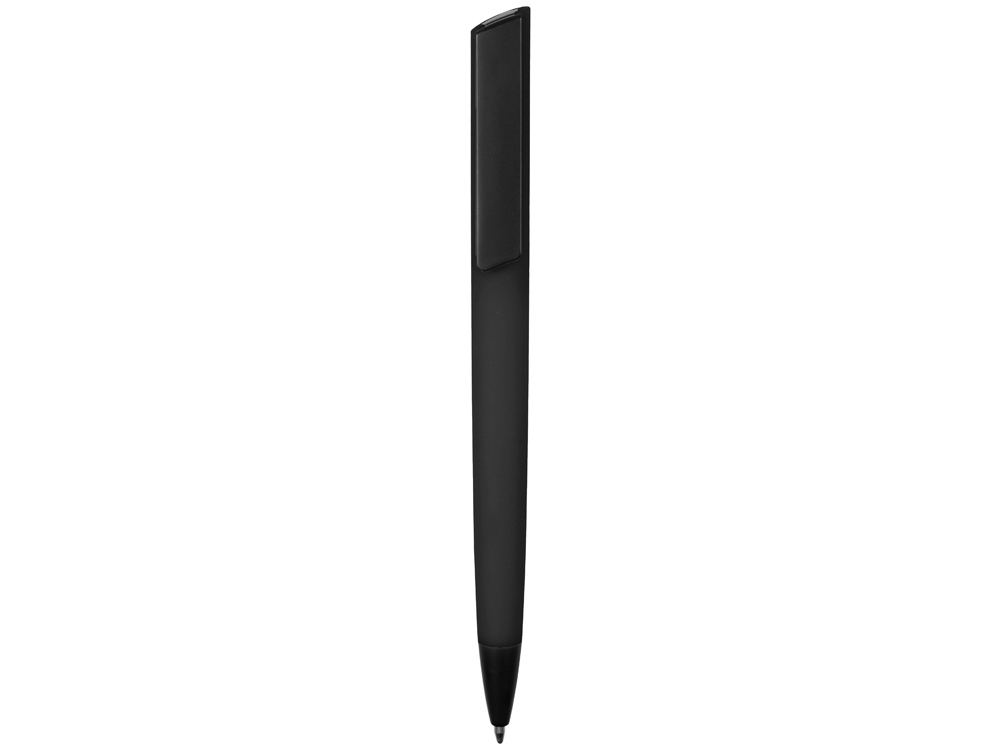 Ручка пластиковая шариковая C1 софт-тач, черный - купить оптом