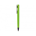 Ручка пластиковая шариковая C1 софт-тач, зеленое яблоко, фото 2