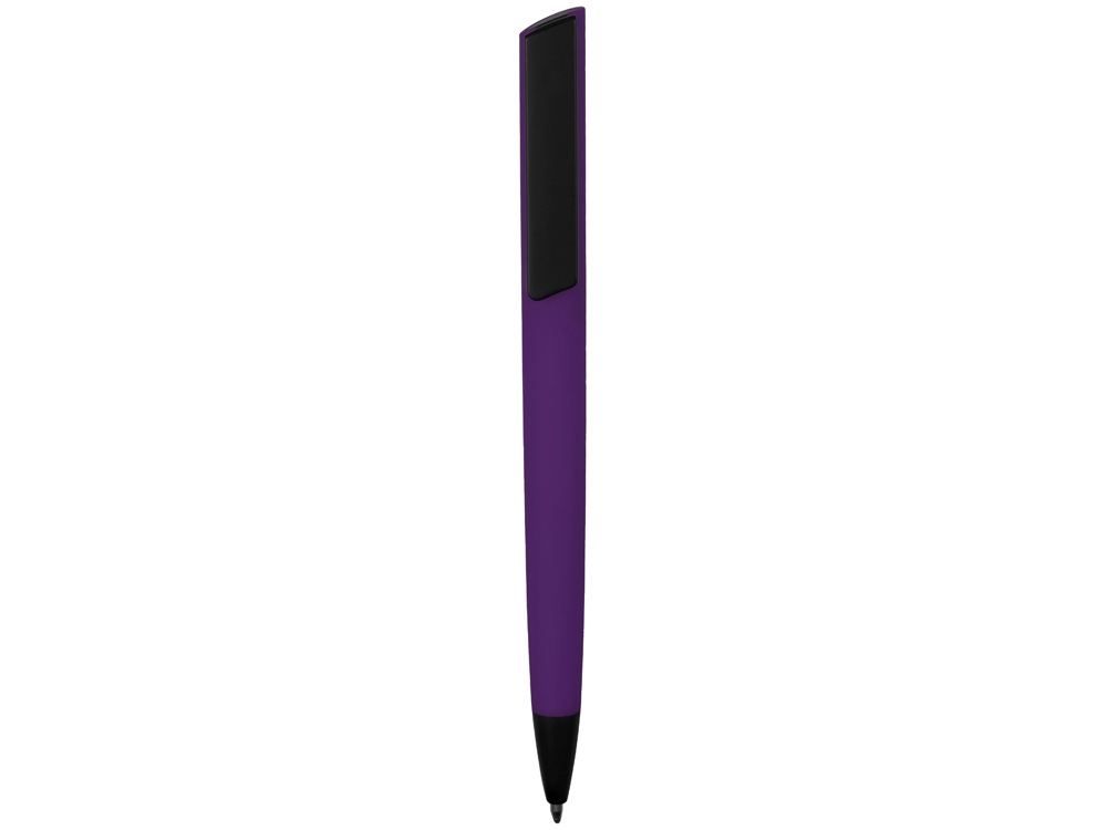 Ручка пластиковая шариковая C1 софт-тач, фиолетовый - купить оптом