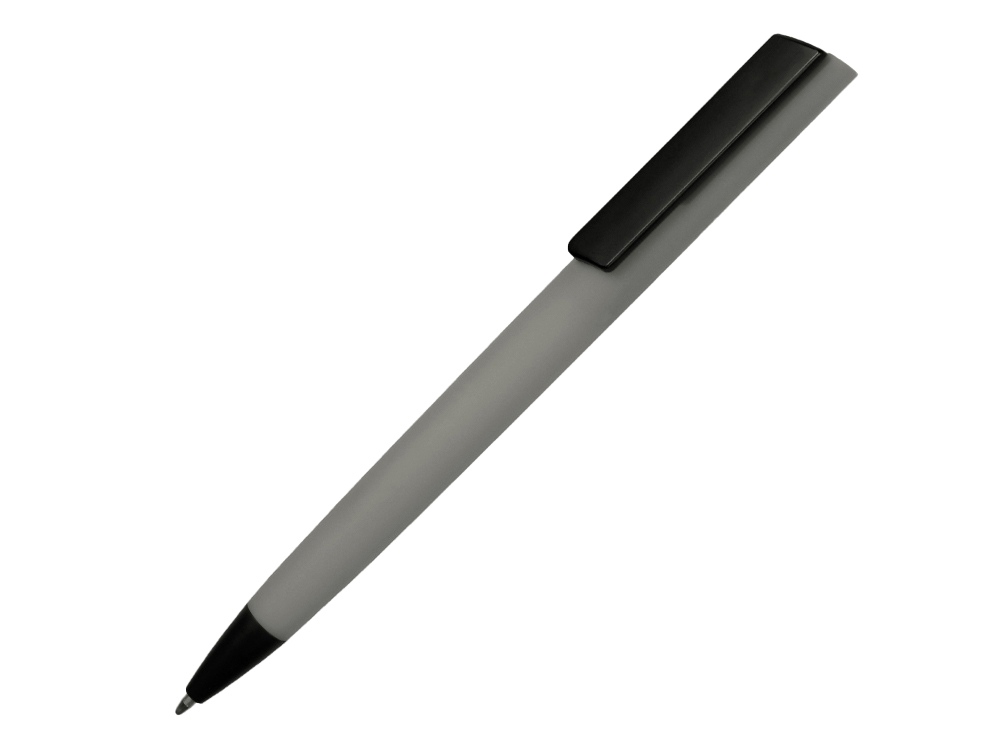 Ручка пластиковая шариковая C1 софт-тач, серый - купить оптом