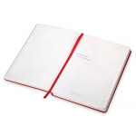Бизнес-блокнот С3 софт-тач с магнитом, твердая обложка, 128 листов, красный, фото 2