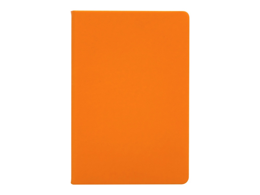 Бизнес-блокнот С3 софт-тач с магнитом, твердая обложка, 128 листов, оранжевый - купить оптом