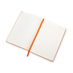 Бизнес-блокнот С3 софт-тач с магнитом, твердая обложка, 128 листов, оранжевый, фото 3