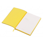 Бизнес-блокнот C1 софт-тач, гибкая обложка, 128 листов, желтый, фото 2