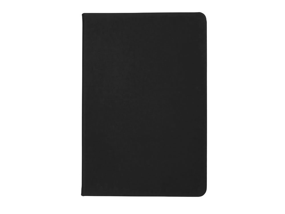 Бизнес-блокнот C2 софт-тач, твердая обложка, 128 листов, черный - купить оптом