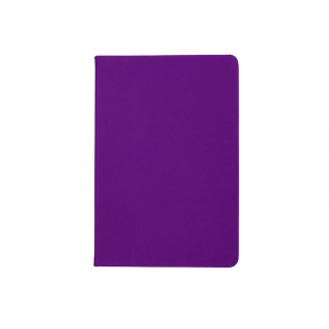 Бизнес-блокнот C2 софт-тач, твердая обложка, 128 листов, фиолетовый - купить оптом