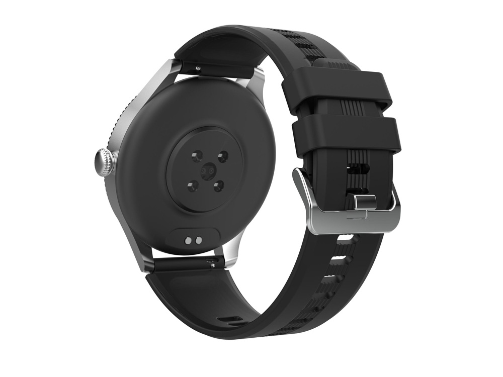 Умные часы HIPER IoT Watch GTR, черный/голубой - купить оптом