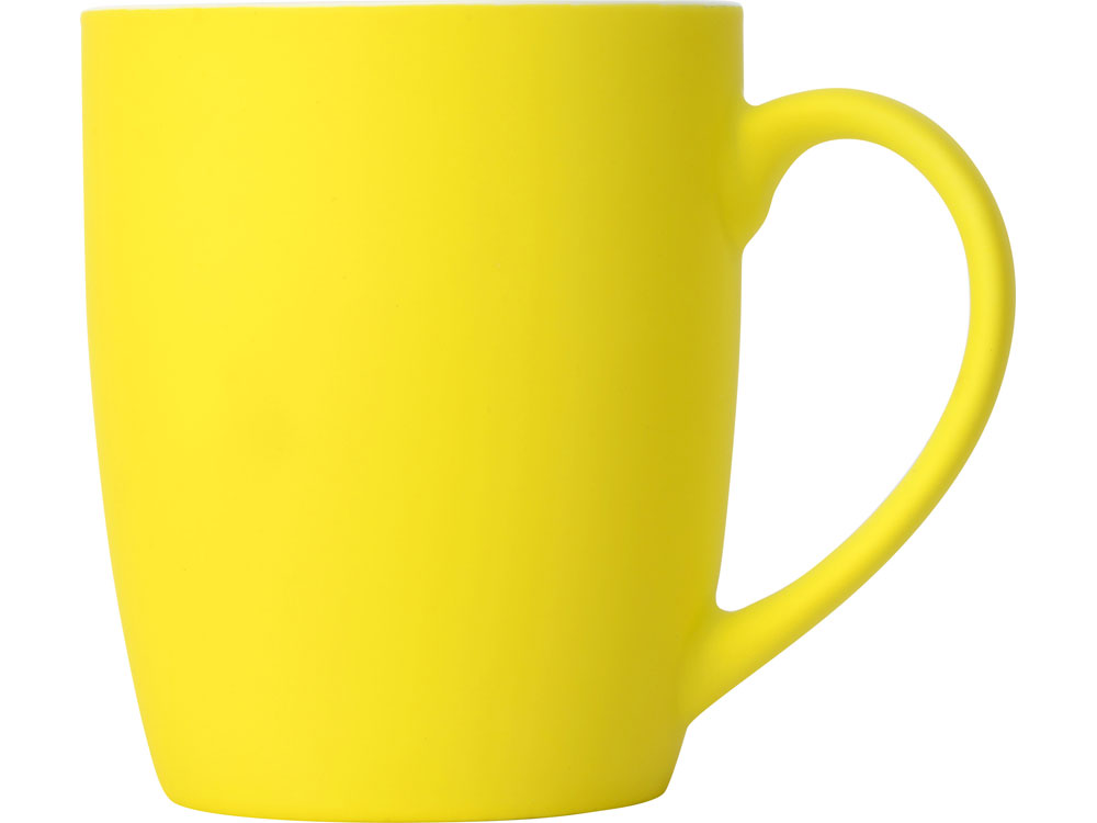 Кружка с покрытием soft-touch Tulip Gum, желтый (3955C) (P) - купить оптом