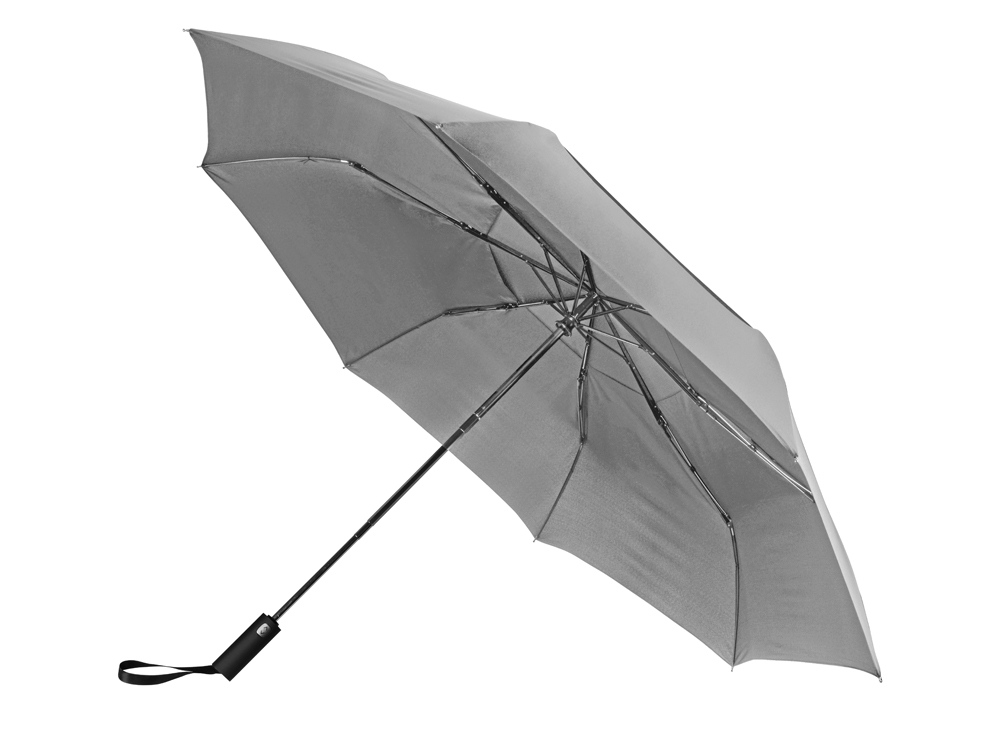 Зонт-автомат складной Canopy, серый (P) - купить оптом