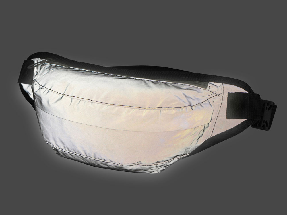 Светоотражающая сумка на пояс Extra Reflect, серый (P) - купить оптом