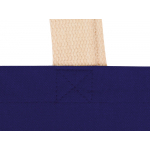 Сумка для шопинга Steady из хлопка с парусиновыми ручками, 260 г/м2, синий (P), фото 4
