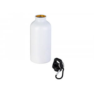 Бутылка Hip S с карабином 400мл, белый (P) - купить оптом