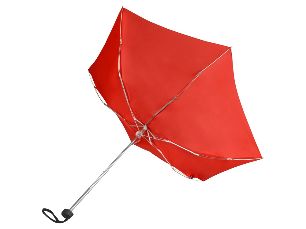 Зонт складной Frisco, механический, 5 сложений, в футляре, красный (P) - купить оптом