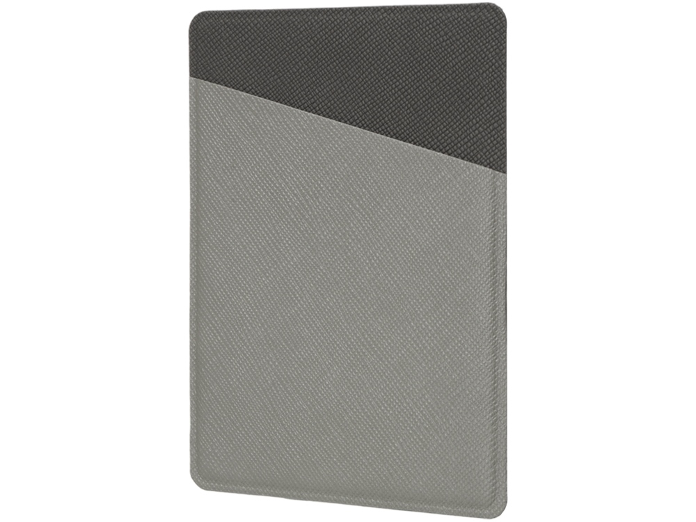 Картхолдер на 3 карты типа бейджа Favor, светло-серый/темно-серый - купить оптом