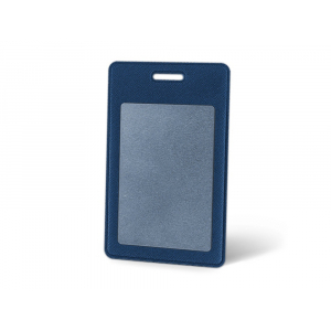 Вертикальный карман из экокожи для карты Favor, синий - купить оптом