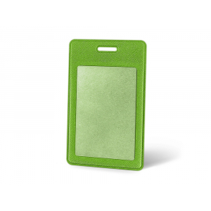 Вертикальный карман из экокожи для карты Favor, зеленое яблоко - купить оптом