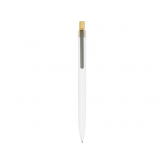 Ручка из переработанного алюминия Blossom, белый, фото 1