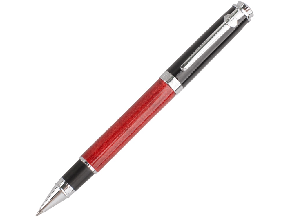 Ручка-роллер Duke модель Leonardo da Vinci в футляре, черный/красный/серебристый - купить оптом