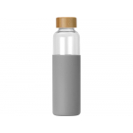 Бутылка для воды стеклянная Refine, в чехле, 550 мл, серый (P), фото 1