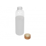 Бутылка для воды стеклянная Refine, в чехле, 550 мл, белый (P), фото 1