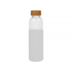 Бутылка для воды стеклянная Refine, в чехле, 550 мл, белый (P), фото 2