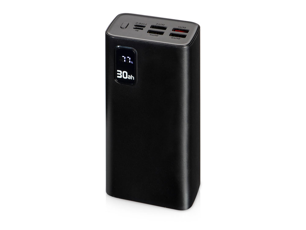Портативный внешний аккумулятор FAST 30000 Black (P), черный - купить оптом