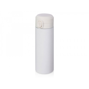 Вакуумная термокружка Waterline c кнопкой Guard, 400 мл, белый (P) - купить оптом