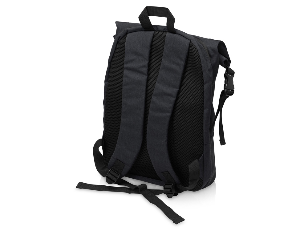 Рюкзак Shed водостойкий с двумя отделениями для ноутбука 15'', черный (P) - купить оптом