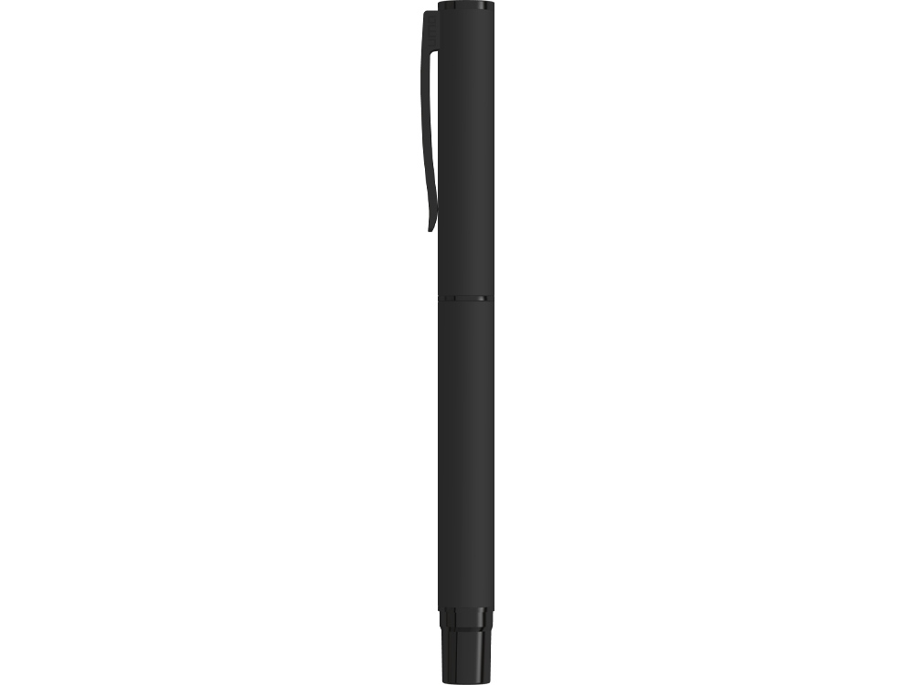 Ручка-роллер Mood R Gum soft-touch, черный - купить оптом