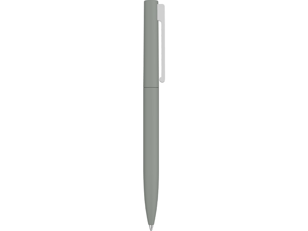 Шариковая ручка  Bright F Gum soft-touch, серый - купить оптом