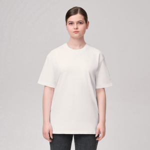 Футболка унисекс KRIS, 100% хлопок, 150 гр., белая (теплого оттенка), размер XXXL - купить оптом