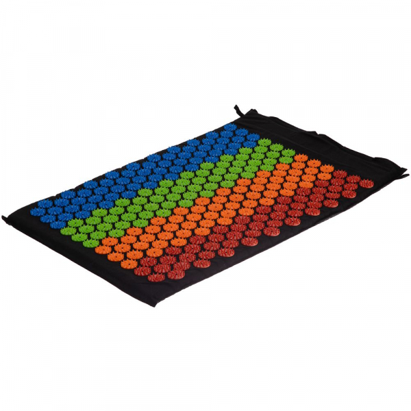 Массажный акупунктурный коврик с валиком Iglu, разноцветный - купить оптом