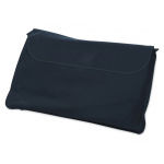 Подушка надувная под голову в чехле, темно-синий, фото 1